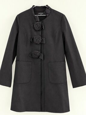 COCO & tashi Floral Button Coat